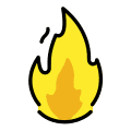 🔥 on OpenMoji