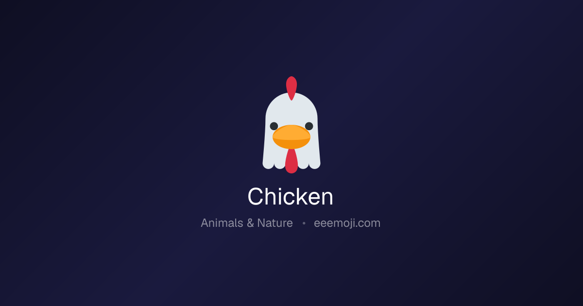 🐔 Chicken Emoji: Meaning, Trends & Copy