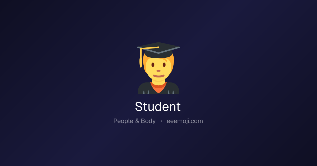 🧑‍🎓 Student Emoji: Meaning, Trends & Copy